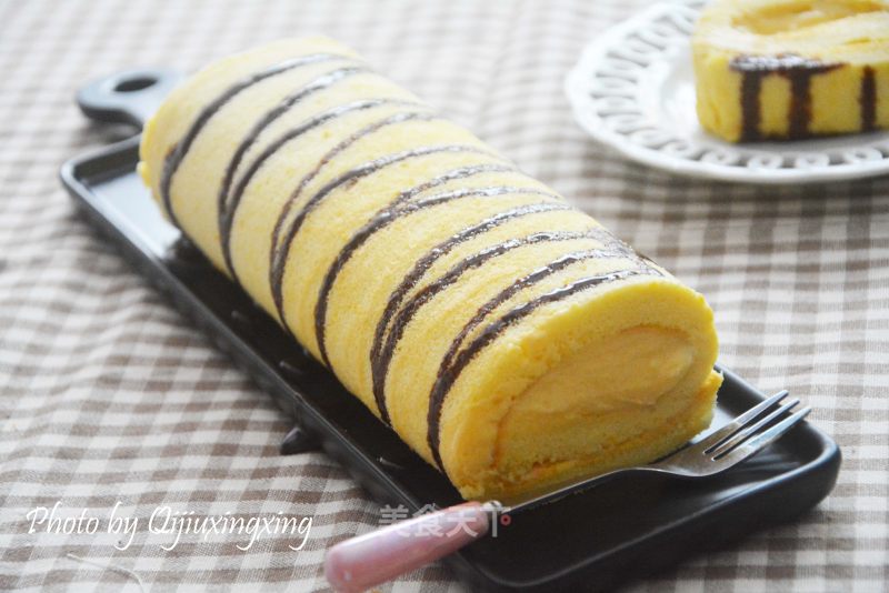 #四sessional Baking Contest and is Love to Eat Festival#casda Pumpkin Chiffon Roll recipe