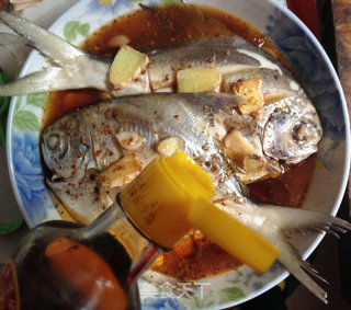 Steamed White Pomfret recipe