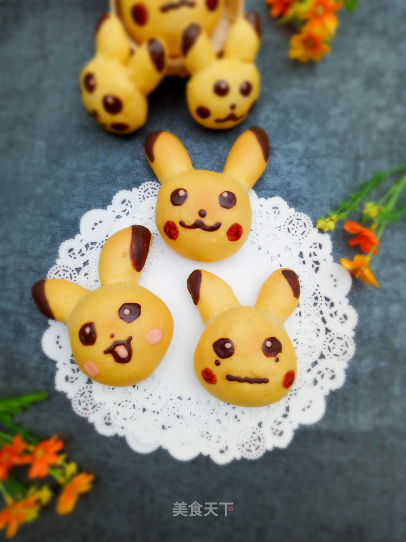 #aca Fourth Session Baking Contest# Making Erotic Waipikachu Bread recipe