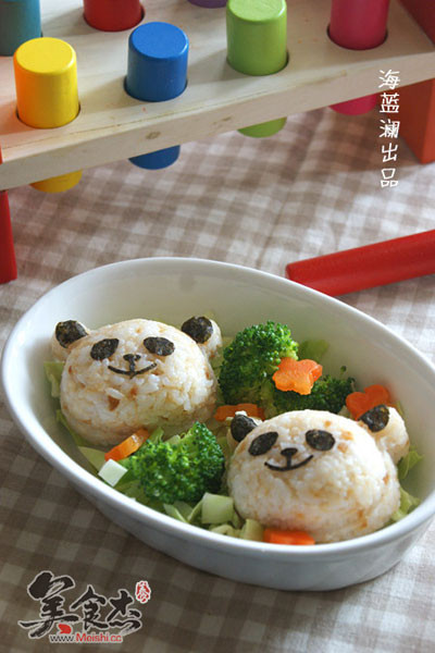 Panda Rice Ball recipe