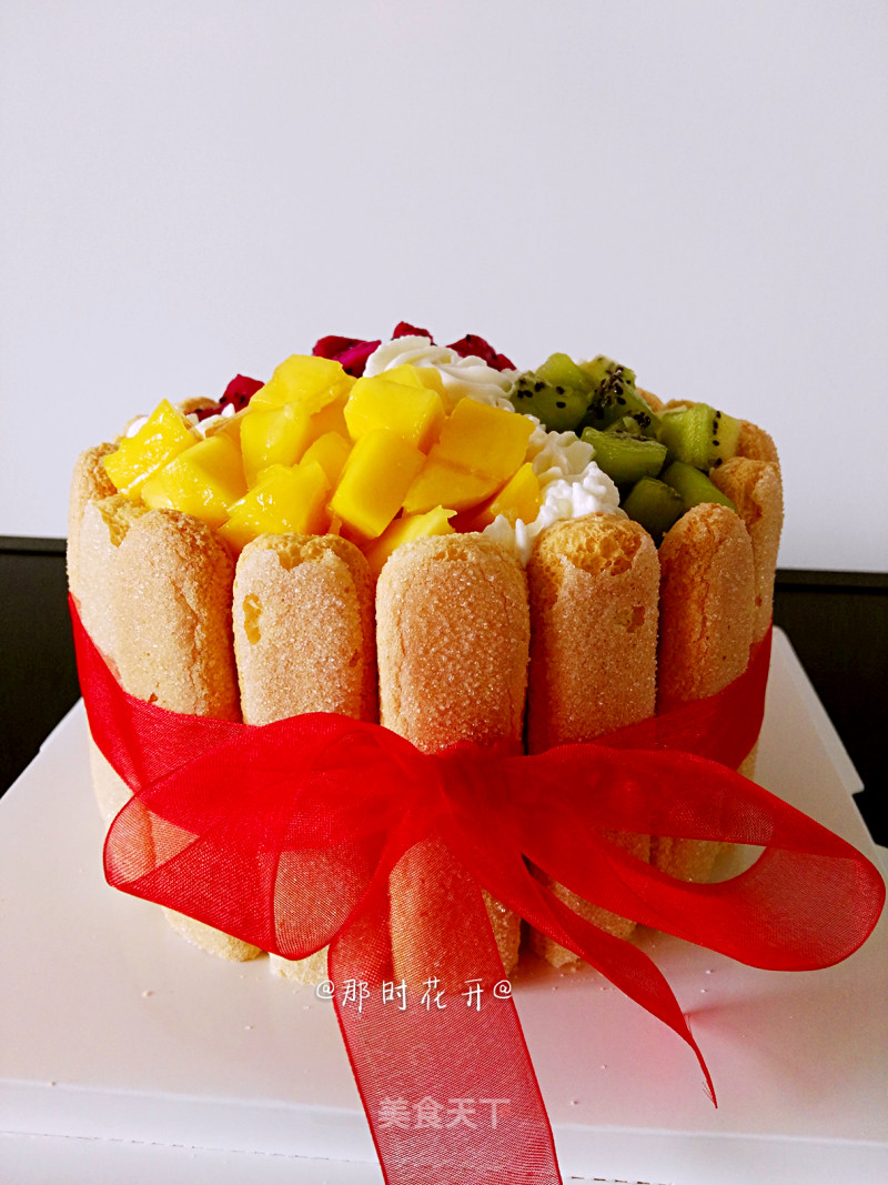 #柏翠大赛#fruit Cream Cake