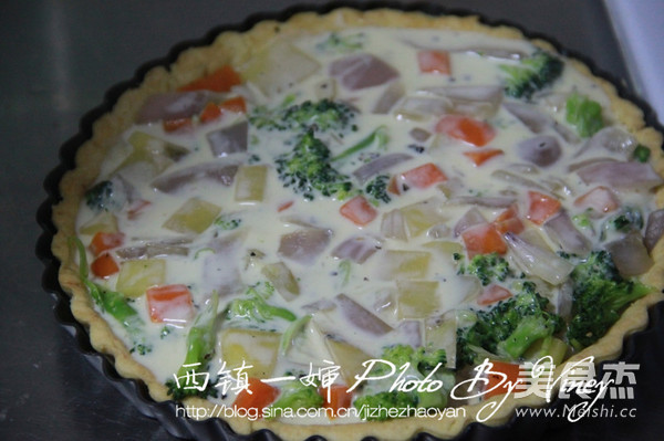 French Vegetable Savory Pie recipe