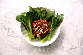 Steamed Beef with Choy Sum recipe