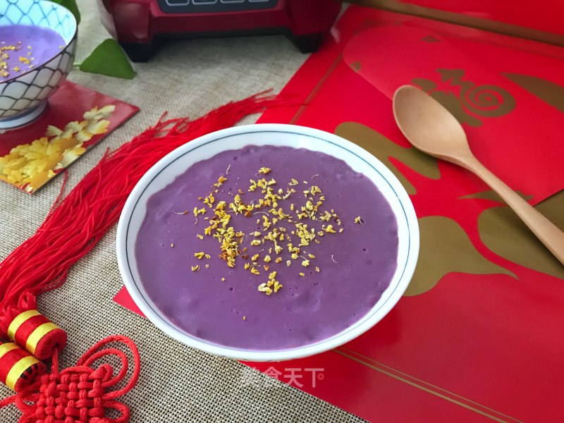 Milk Purple Potato Osmanthus Soup recipe
