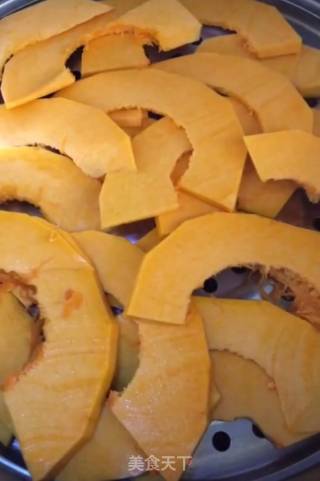 Pumpkin Red Bean Cake recipe