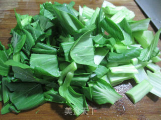 Stir-fried Cabbage Cores with Soy Pork and Yuba recipe