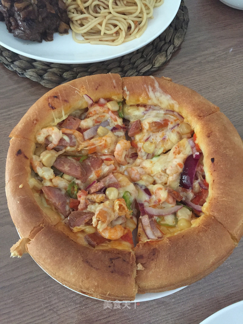 Shrimp and Ham Pizza