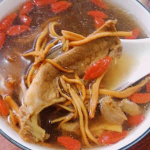 Cordyceps Flower Pork Heart Soup recipe