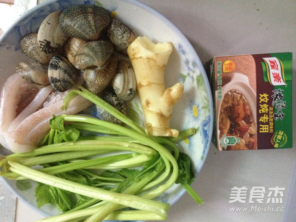 Stir-fried Seafood with Ginger recipe