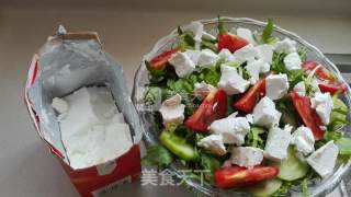 White Cheese Vegetable Salad recipe