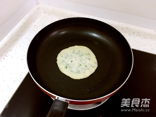 Dumpling Crusted Scallion Pancake recipe