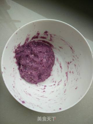 Roasted Purple Sweet Potato Oatmeal Balls recipe