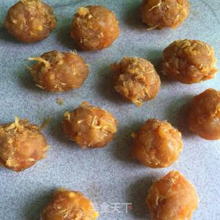 Pork Floss Egg Yolk Crisp recipe