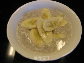 Western Breakfast-banana Milk Porridge recipe