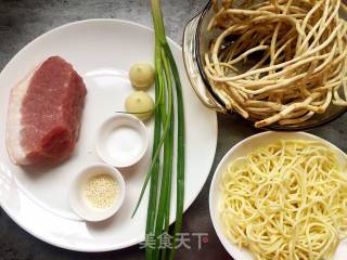 Zhaer Root Mixed with White Meat recipe