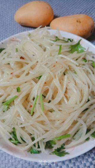 "summer Lazy Meal" Shredded Potato Salad recipe