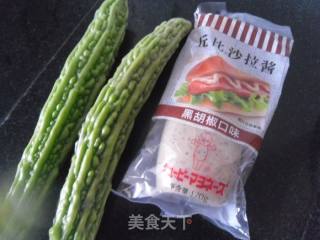 Pepper Bitter Gourd Salad recipe