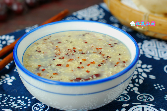 Millet Red Dates Quinoa Porridge recipe