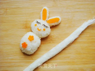 Little Bunny’s Dream [fun Cartoon Bento] recipe