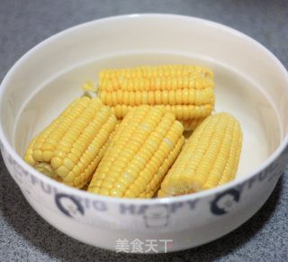 Nutritious Breakfast---fresh Milk Corn Juice + Corn Cake recipe