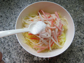 Crab Sticks Mixed with Shredded Pumpkin recipe