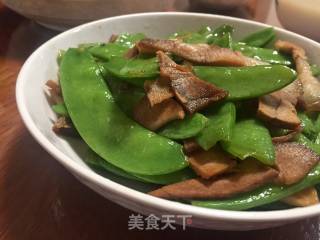 Fried Twice Pork with Snow Pea recipe