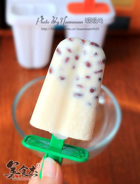 Red Bean Cream Popsicles recipe