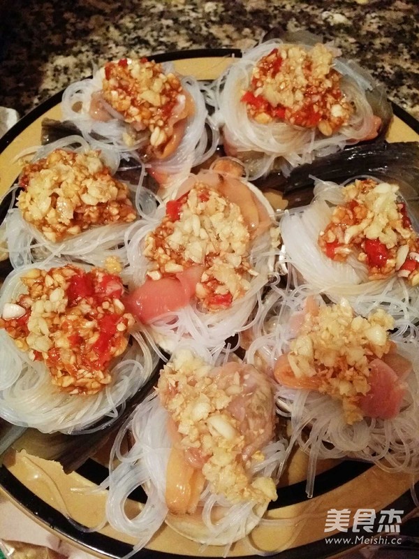 Steamed Scallops with Garlic Vermicelli recipe