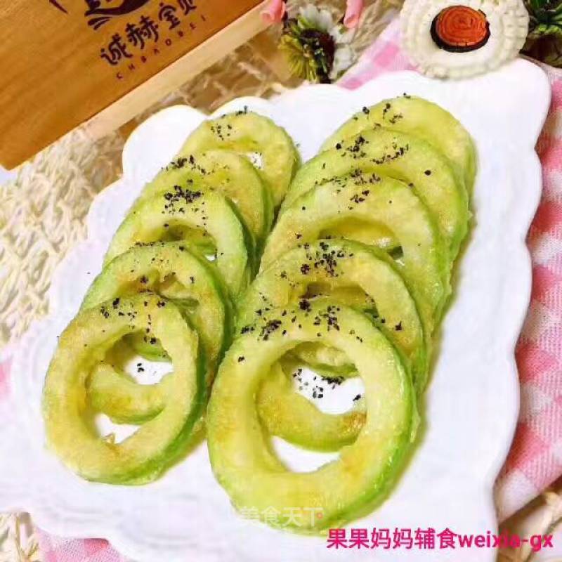 [guoguo Mother Food Supplement ❤ Corner Melon Ring] 12m+ recipe