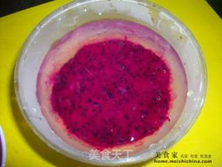 Refreshing Series~relieving Heat from Hot Weather Dessert@@冰凉火龙果果冻 recipe