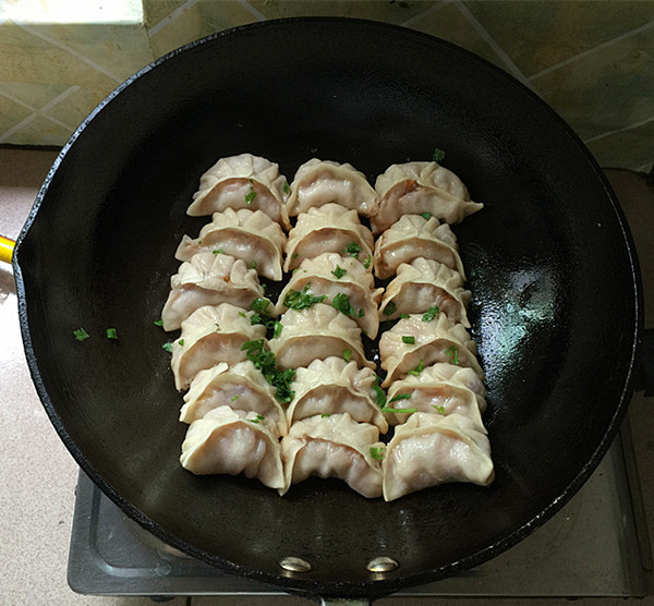 Fried Pork Dumplings with Onion recipe