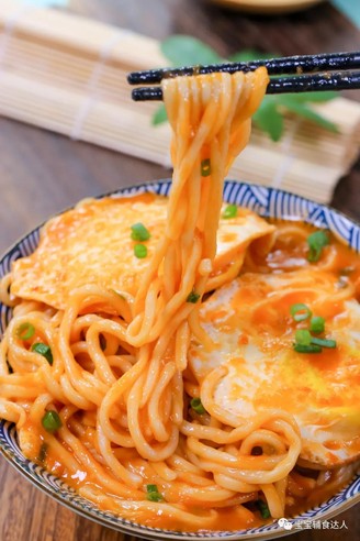 Poached Egg Braised Noodles Baby Food Recipe recipe