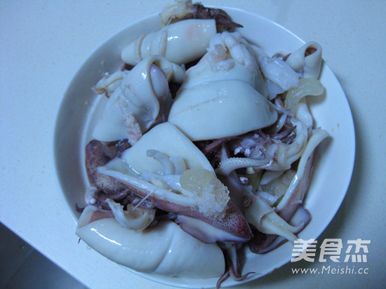 Pen Tube Fish Stewed with Cabbage Tofu recipe