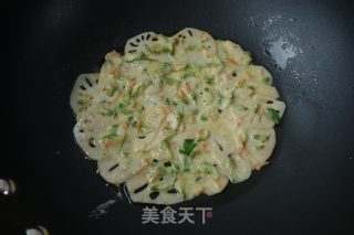 Lotus Root and Sophora Japonica Pancake recipe