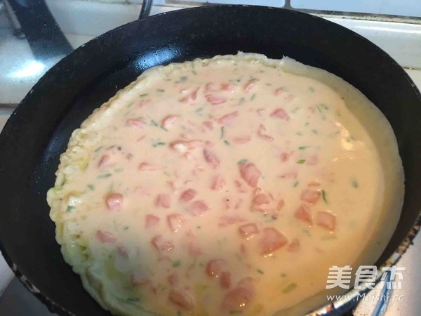 Salmon Egg Pancakes recipe