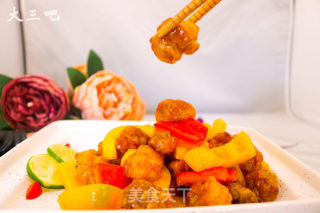 Sweet and Sour Pork with Bell Pepper recipe