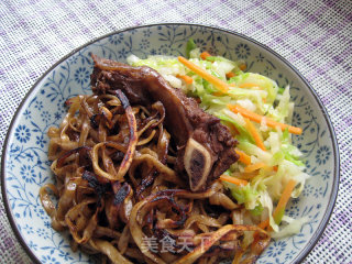 Large Row of Braised Noodles-futian Has No Faces But is Not Happy, Gluttonous, No Meat is Not Happy recipe