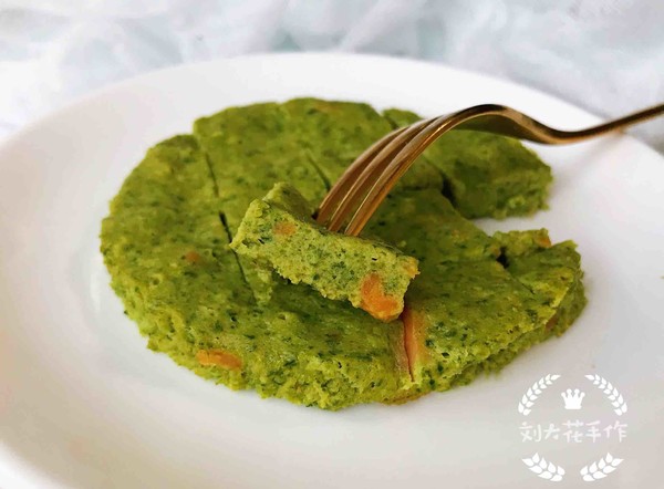 Spinach Sweet Potato Cake for Baby Food recipe