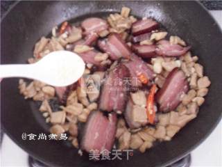 Stir-fried Dried Radish with Bacon recipe