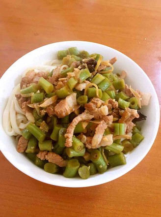 Lentil Noodles with Shredded Pork recipe