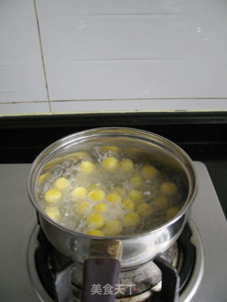 Milk Sweet-scented Osmanthus Pumpkin Balls---the Sweetness of Autumn recipe