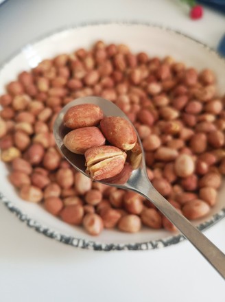 Fried Peanuts without Oil recipe