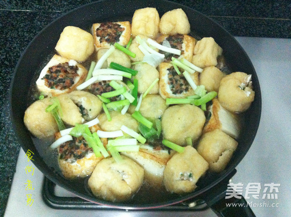 Mandarin Duck Stuffed Tofu recipe