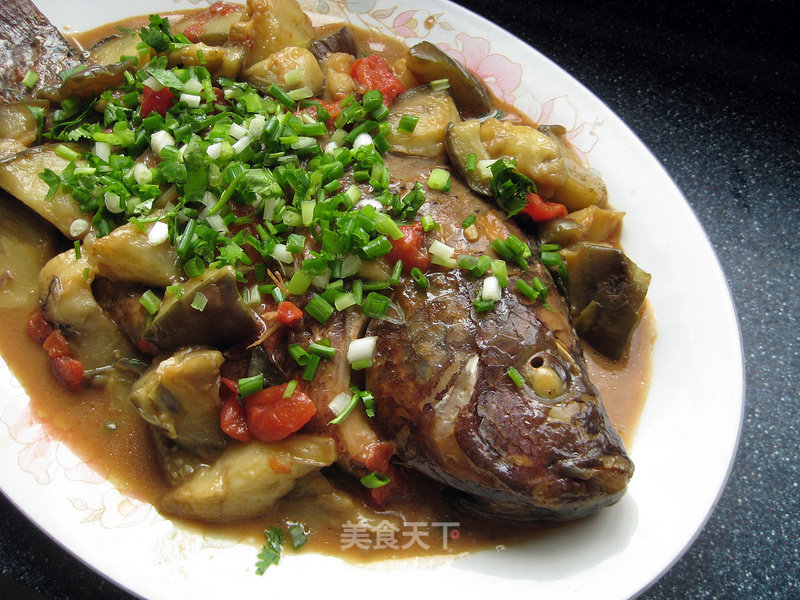 Tilapia Stewed Eggplant recipe