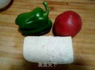 Stir-fried Tofu with Green Pepper recipe