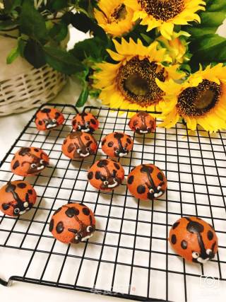 Seven Star Ladybug Cake recipe