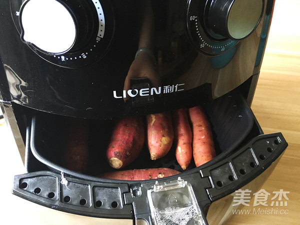 Air Fryer Version Roasted Sweet Potatoes recipe