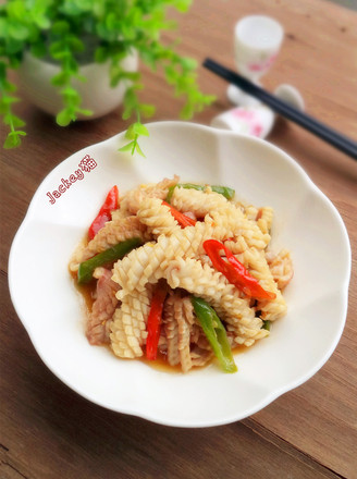 Double Pepper Fresh Squid recipe