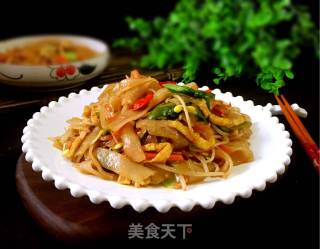 Fried Rice Noodles recipe