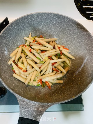 Three Pepper Lotus Root Strips recipe